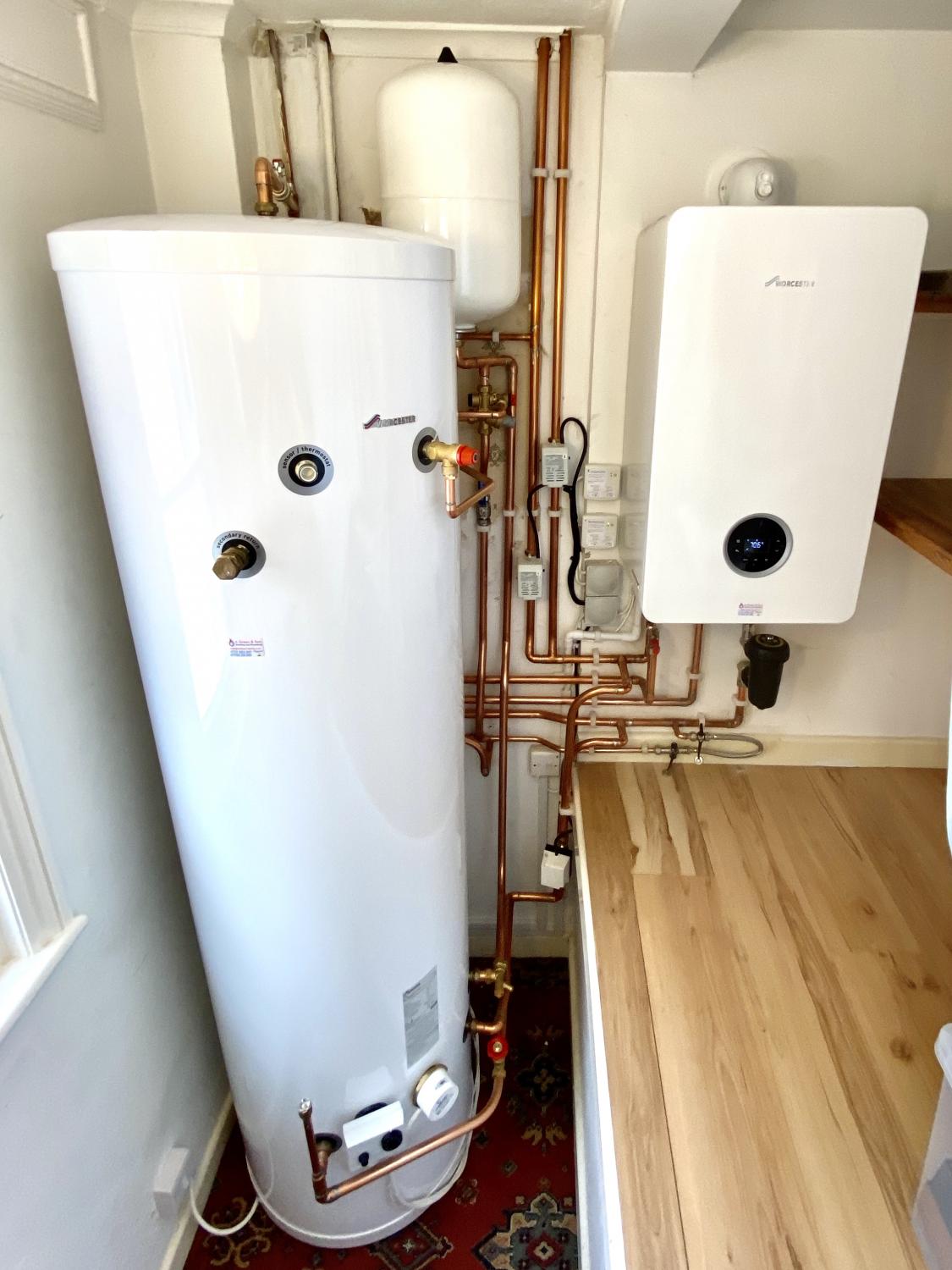 A. Green & Son New Worcester Boiler install Southport